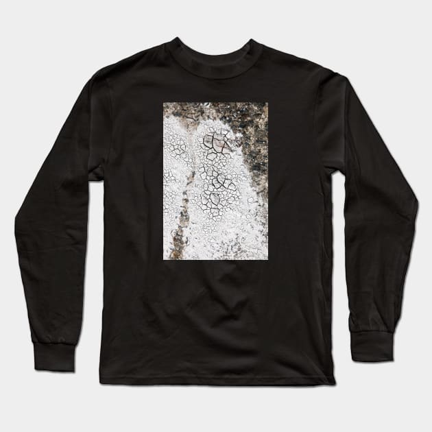 Cracks in dry soil Long Sleeve T-Shirt by textural